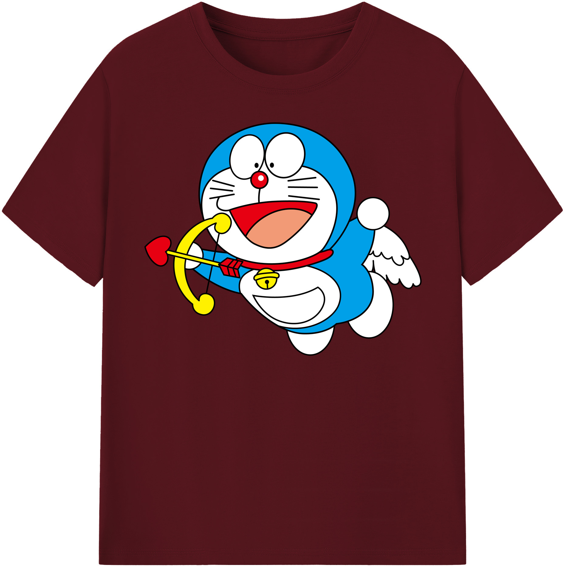 （画像用） ドラえもん Doraemon 綿100％半袖Tシャツ（フロントプリント）